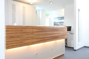 Empfang der Praxis - Zahnarztpraxis Markus Nordt