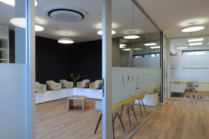 Neubau Eingangsbereich und Wartezimmer Praxis Markus Nordt